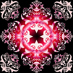 Image showing Floral pattern background