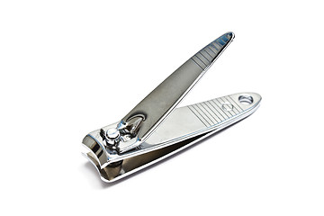 Image showing nail clippers isolated on white