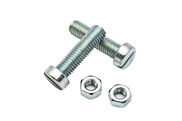 Image showing Bolts and nuts