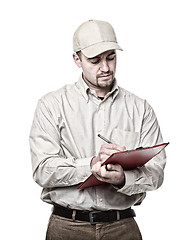 Image showing delivery man on duty