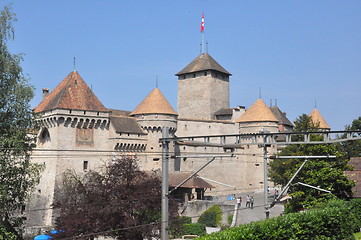 Image showing Chillon Castle in Montreux