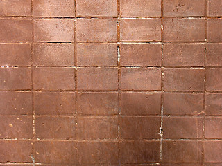 Image showing Brown wall texture