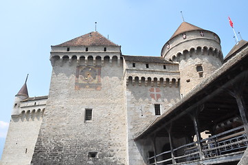 Image showing Chillon Castle in Montreux