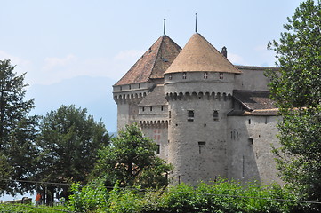 Image showing Chillon Castle in Montreux