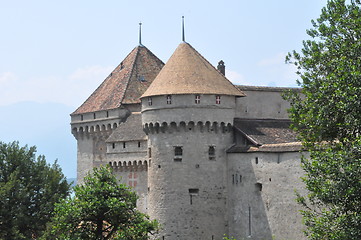 Image showing Chillon Castle in Montreux