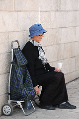 Image showing Beggar in Jerusalem