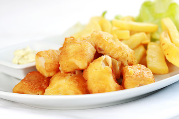 Image showing Fish and chips