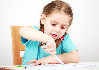 Image showing Making homework