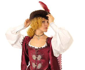 Image showing Woman in Polish clothes