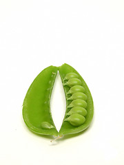 Image showing Opened sweet pea