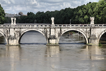 Image showing Sant Angelo Bridge, Rome