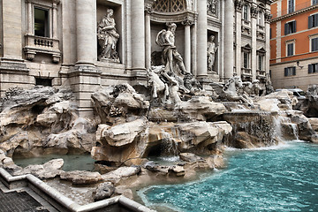 Image showing Rome - Trevi Fountain