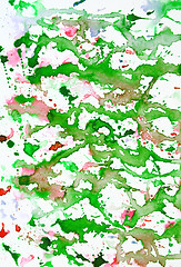 Image showing Abstract watercolor background on paper texture