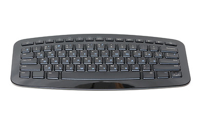 Image showing black wireless keyboard
