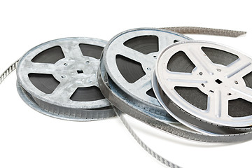 Image showing Aluminium reel of film