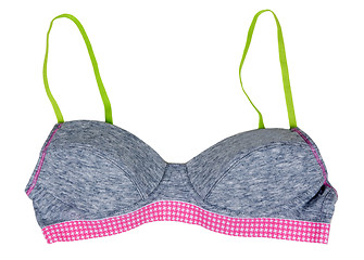 Image showing black teen cotton bra