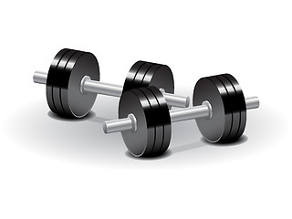 Image showing Dumbbells