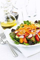 Image showing Garden salad