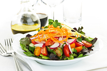 Image showing Garden salad