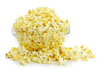 Image showing Bowl of popcorn