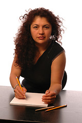 Image showing woman in office