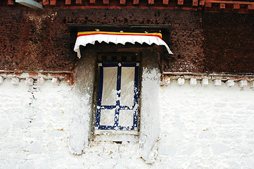 Image showing Tibetan window