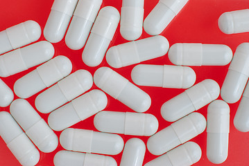 Image showing White pills