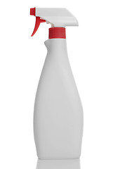 Image showing White spray bottle