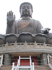 Image showing Tian Tan Buddha in Lantau