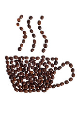 Image showing Conceptual shot of caffee cup