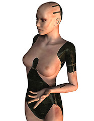 Image showing Female Cyborg