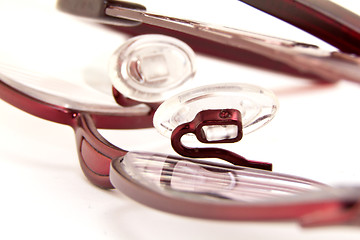 Image showing A  pair of  folded eye glasses