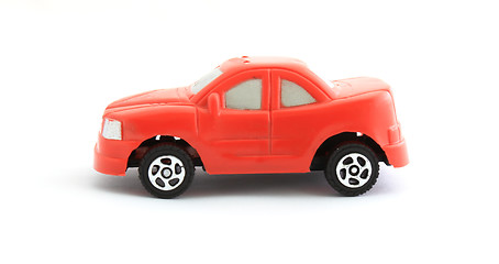 Image showing red toy car 