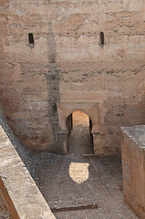 Image showing Walls of the Alcazaba, Alhambra, Spain