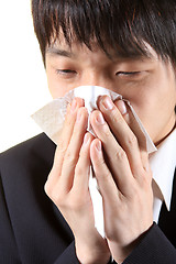 Image showing young man with handkerchief 