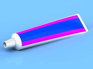 Image showing 3d rendered toothpaste