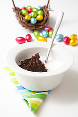 Image showing Traditional finnish Easter food, rye pudding