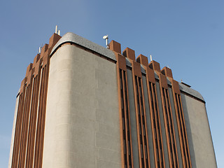 Image showing Top of industrial and office building