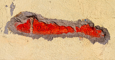 Image showing Wound on a wall