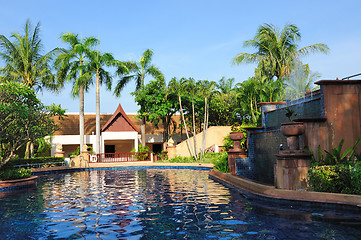 Image showing Swimming pool in hotel