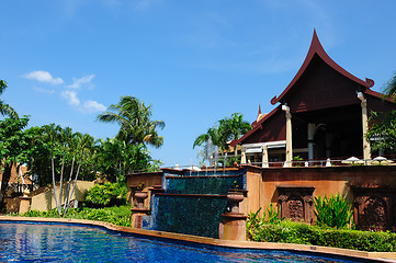 Image showing Swimming pool in hotel