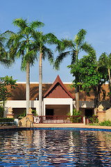Image showing Swimming pool in hotel