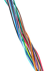 Image showing Different colored wires 