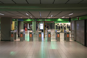 Image showing Milan metro