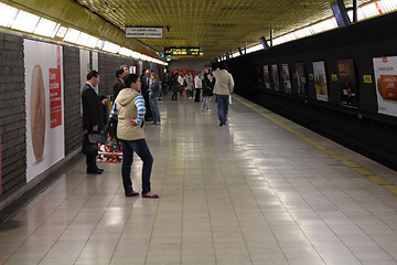 Image showing Milan metro