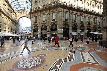 Image showing Milan shopping gallery