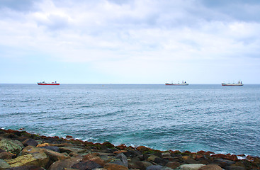 Image showing View from coastline