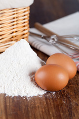 Image showing preparing for dough