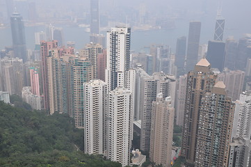 Image showing Aerial View of Hong Kong