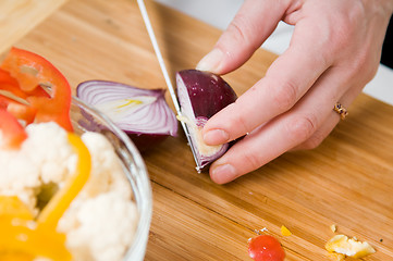 Image showing Cooking food